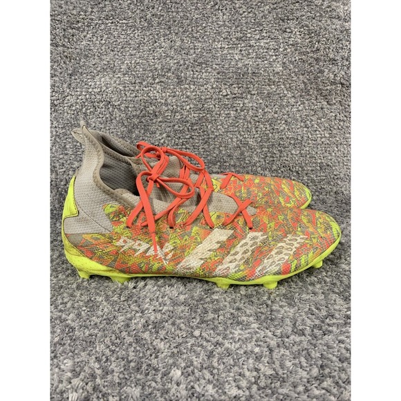 Adidas Predator Soccer Cleats Mens 12 Freak .3‎ FG Neon FY6531 Sport Shoes main image 4